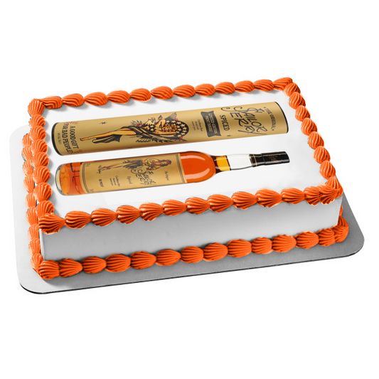 Sailor Jerry Spiced Caribbean Rum Bottle and Box Edible Cake Topper Image ABPID56173