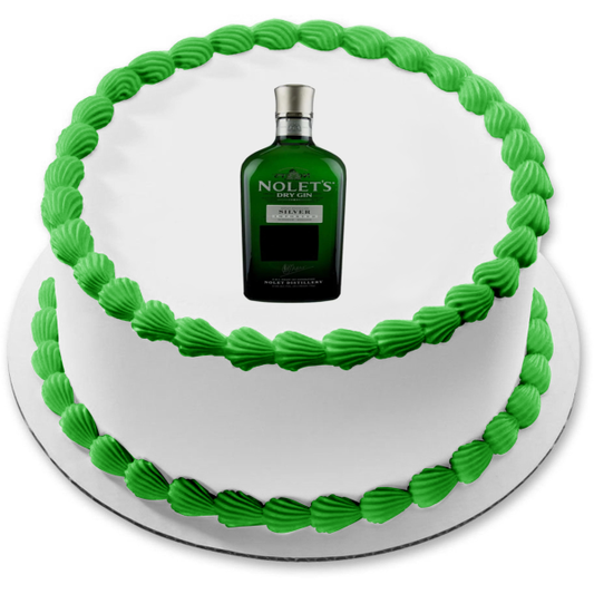 Nolet's Dry Gin Bottle Edible Cake Topper Image ABPID56099