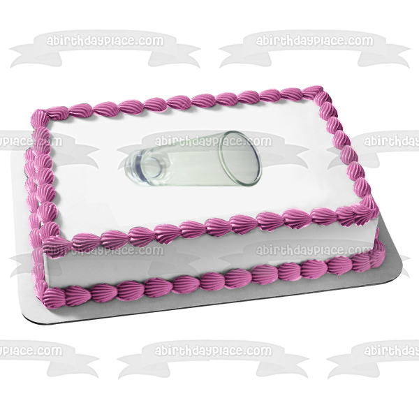 Imagen de adorno comestible para pastel de vaso de chupito vacío ABPID56134 