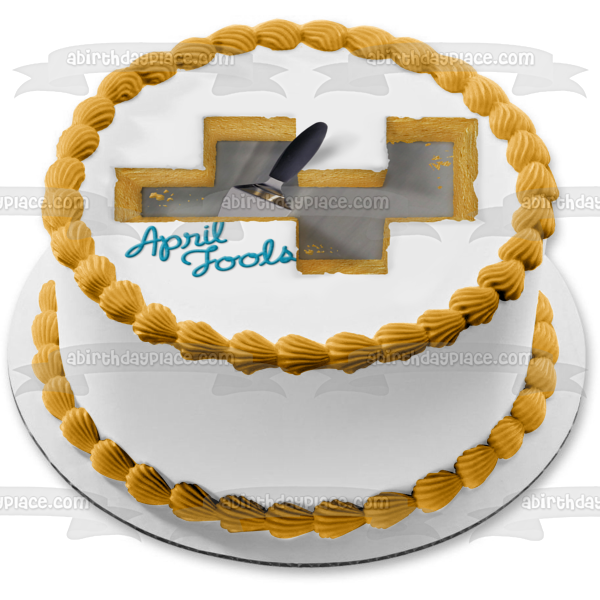 April Fools Day Edible Cake Topper Image ABPID13424