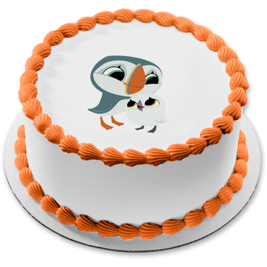 Puffin Rock Oona Baba Edible Cake Topper Image ABPID15037