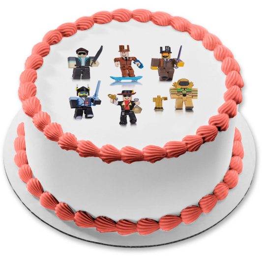 Leyendas de Roblox Varios personajes famosos Imagen comestible para decoración de tarta ABPID15168 