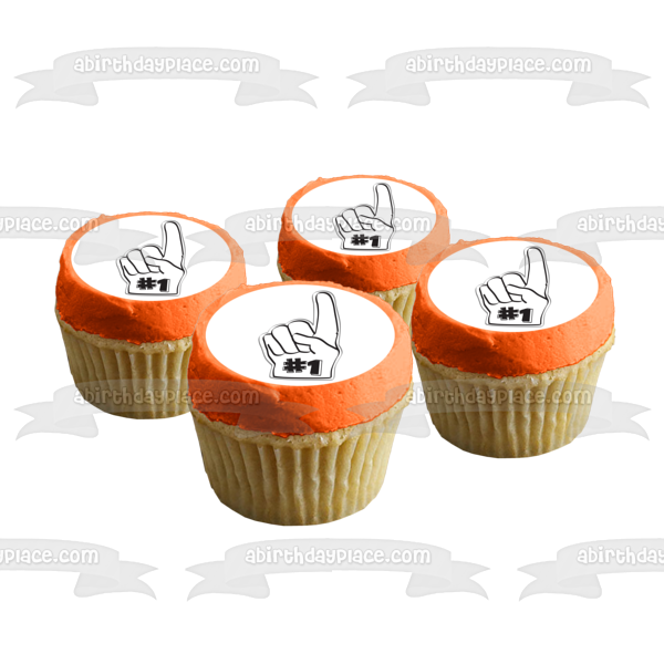 #1 Sports Finger Edible Cake Topper Image ABPID13565