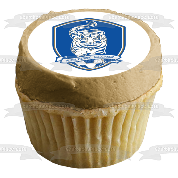 Korea Republic Football Association Logo Edible Cake Topper Image ABPID20640