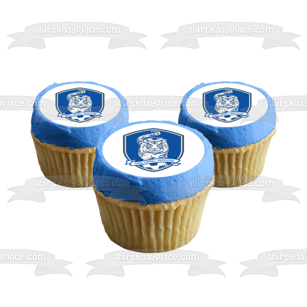 Korea Republic Football Association Logo Edible Cake Topper Image ABPID20640