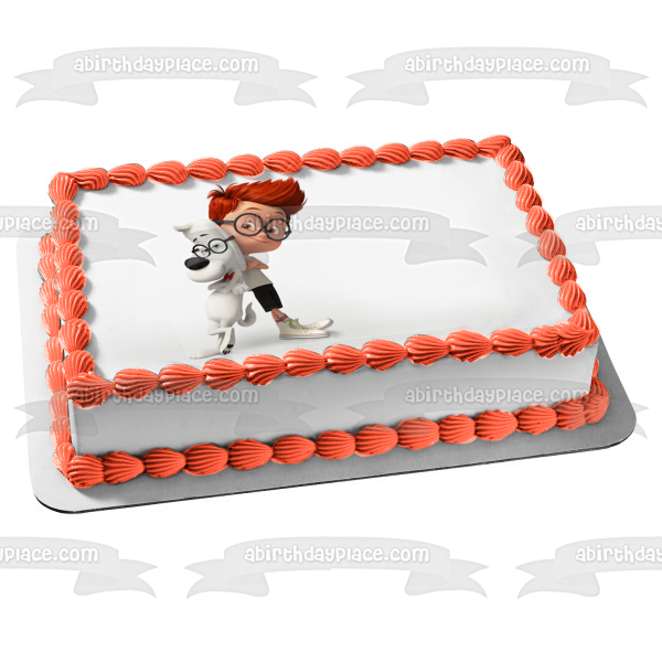 Mr. Peabody & Sherman Edible Cake Topper Image ABPID20700