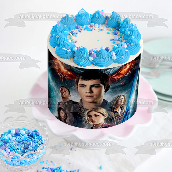 Percy Jackson: Sea of Monsters Tyson Annabeth Chase Thalia Grace Grover Underwood Edible Cake Topper Image ABPID21742