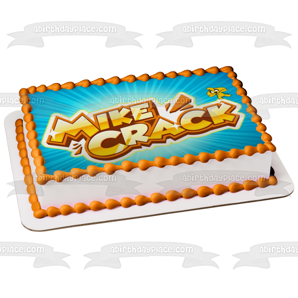 Mikecrack Logo Spanish Youtuber Miguel Bernal Montes Edible Cake Topper Image ABPID56261