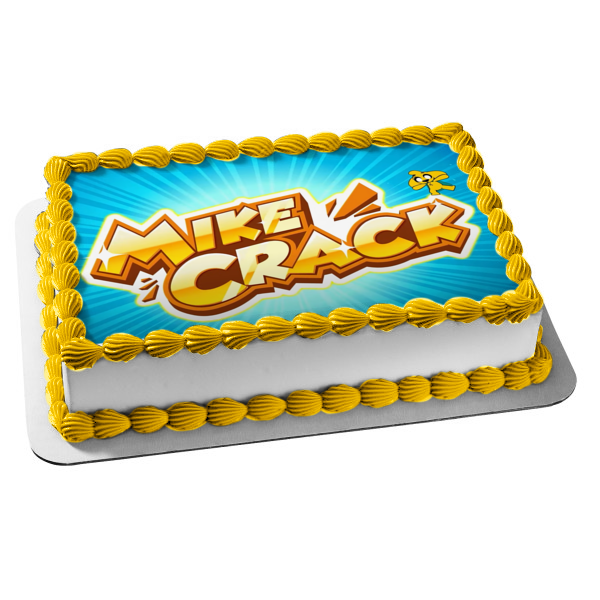 Mikecrack Logo Spanish Youtuber Miguel Bernal Montes Edible Cake Topper Image ABPID56261