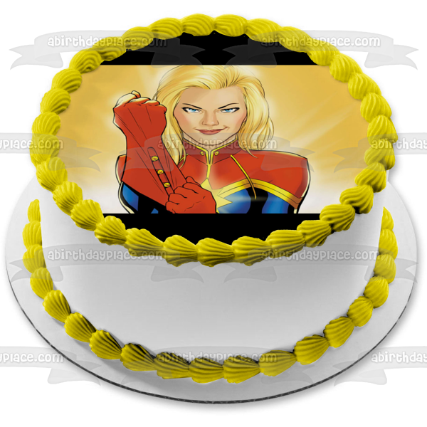 Marvel Comics Carol Susan Jane Danvers Edible Cake Topper Image ABPID22005