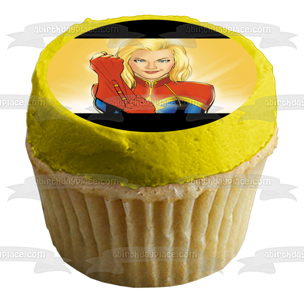 Marvel Comics Carol Susan Jane Danvers Edible Cake Topper Image ABPID22005