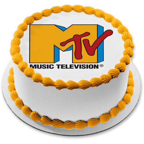 Mtv Logo Music Television Edible Cake Topper Image ABPID21775