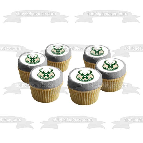 Milwaukee Bucks Logo MLB Major League Baseball Edible Cake Topper Image ABPID22024