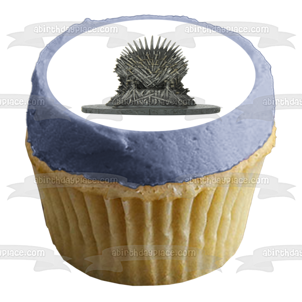 Game of Thrones Iron Throne Edible Cake Topper Image ABPID22310