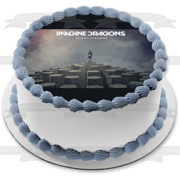 Imagine Dragons Night Visions Album Cover Edible Cake Topper Image ABPID26862