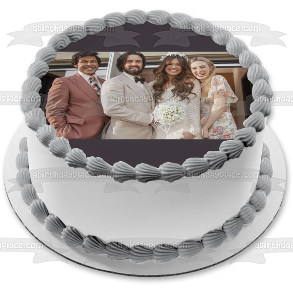 This Is Us Wedding Jack Rebecca Sophie Miguel Edible Cake Topper Image ABPID27016