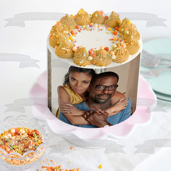 This Is Us Randall Beth Edible Cake Topper Image ABPID27017