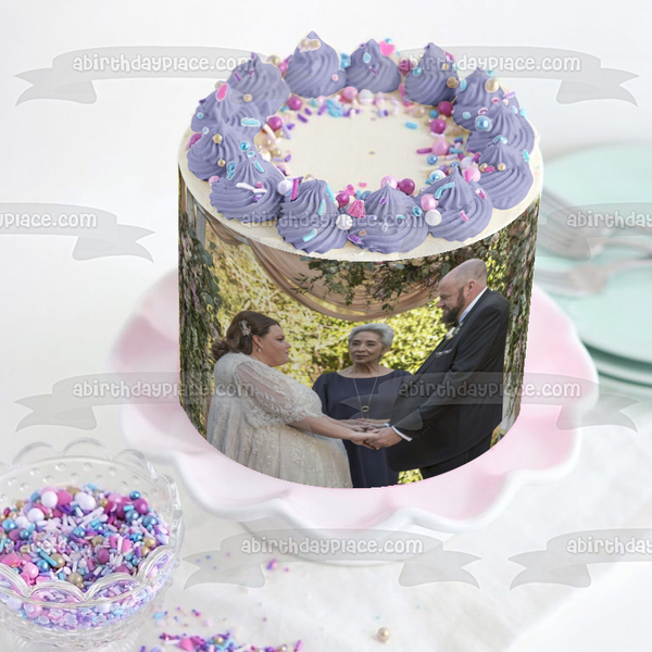 This Is Us Wedding Kate Toby Edible Cake Topper Image ABPID27019