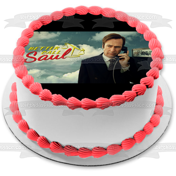 Better Call Saul Saul Goodman Pay Phone Edible Cake Topper Image ABPID27053