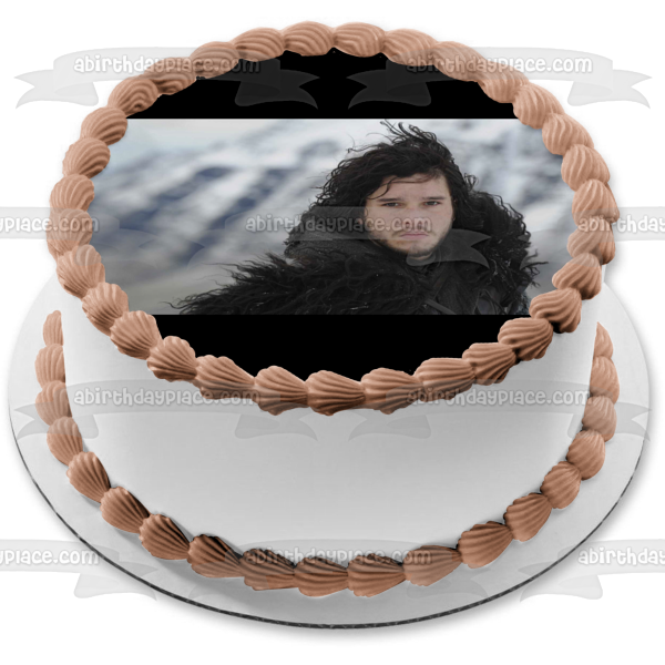 Game of Thrones Jon Snow Edible Cake Topper Image ABPID26949