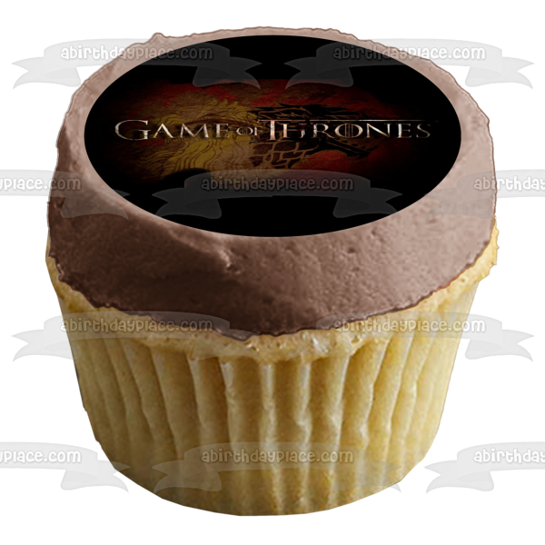 Game of Thrones Direwolf Edible Cake Topper Image ABPID26953