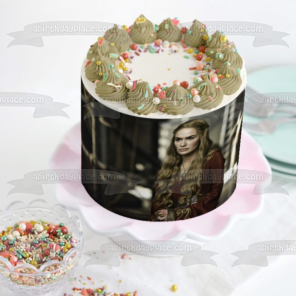 Game of Thrones Cersei Lannister Edible Cake Topper Image ABPID26954