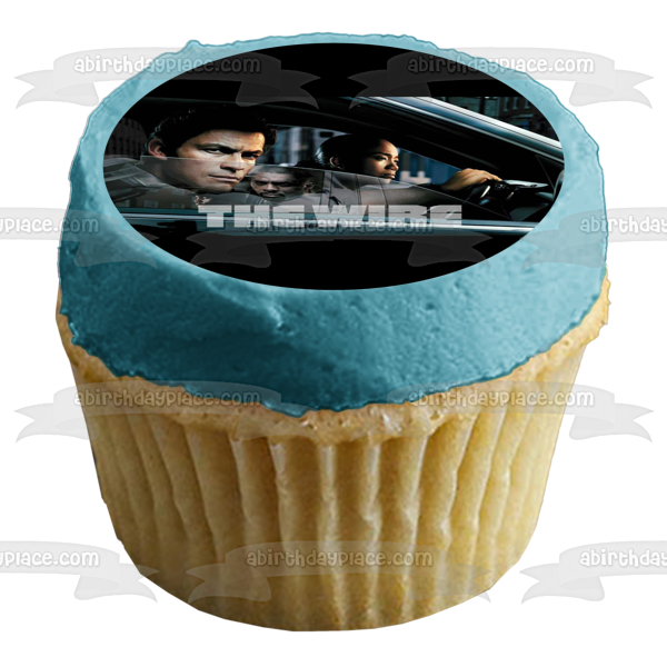 The Wire Jimmy McNulty Stringer Bell In a Car Edible Cake Topper Image ABPID27093