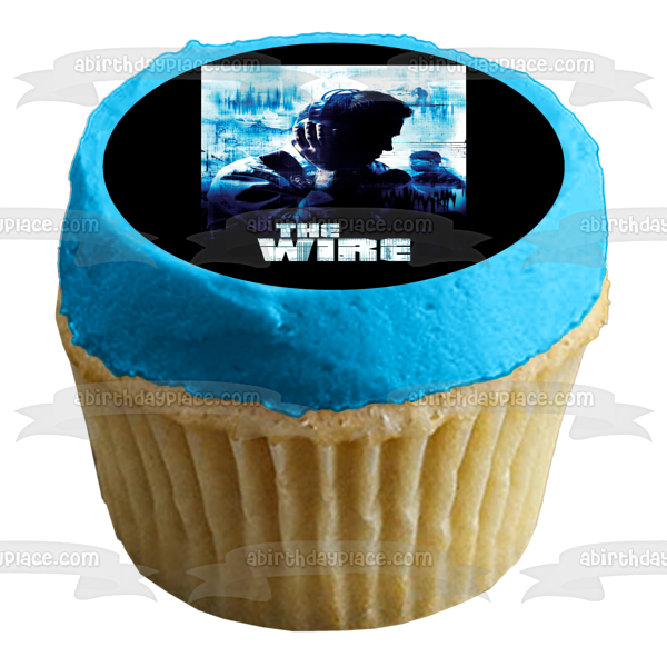 The Wire Marlo Stanfield Blue Background Edible Cake Topper Image ABPID27095