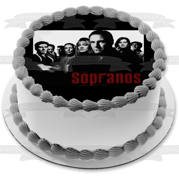 The Sopranos Family Redefined Tony Soprano Jennifer Melfi Livia Soprano Patsy Parisi Edible Cake Topper Image ABPID27102