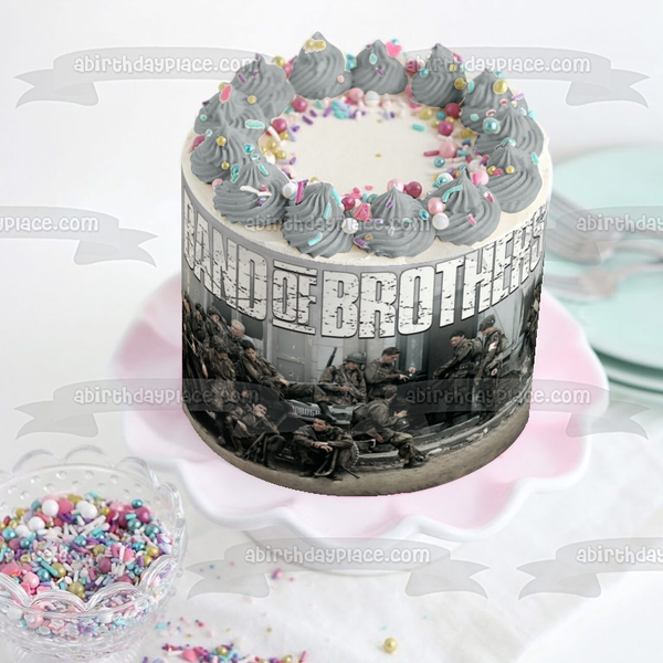 Band of Brothers Sgt. Denver Randleman Army Troops Edible Cake Topper Image ABPID27110