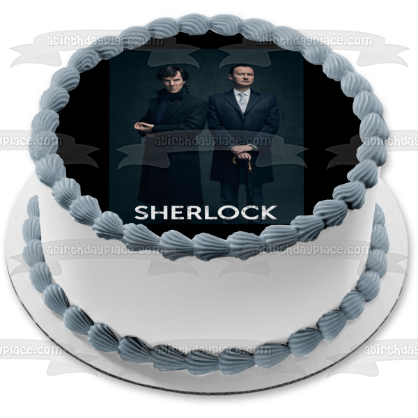 Sherlock Holmes Mycroft Holmes Edible Cake Topper Image ABPID27120