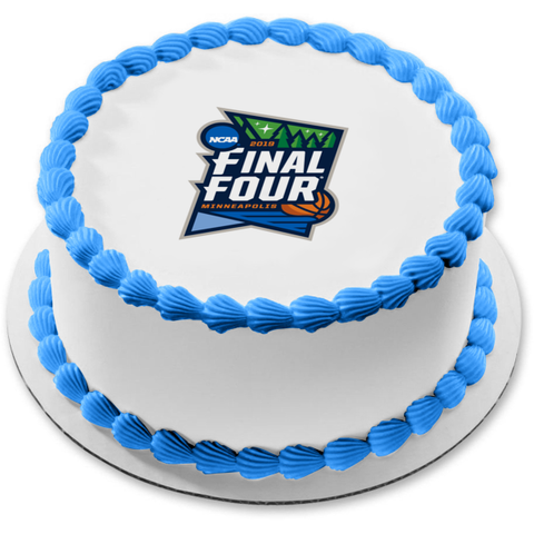Final Four NCAA Minneapolis 2019 Logo Edible Cake Topper Image ABPID27398