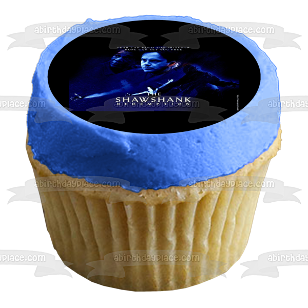 The Shawshank Redemption Andy Dufresne Red Fear Can Hold You Prisoner Hope Can Set You Free Edible Cake Topper Image ABPID27140