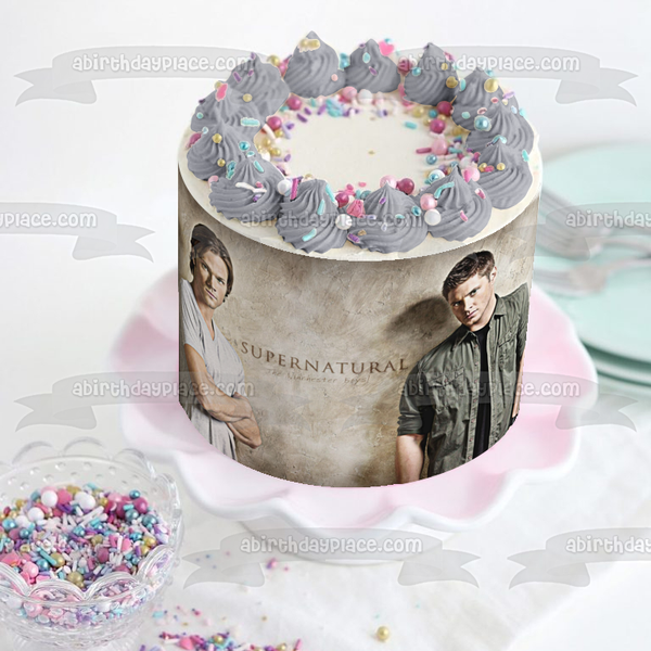 Supernatural Dean Winchester Sam Winchester Edible Cake Topper Image ABPID27448