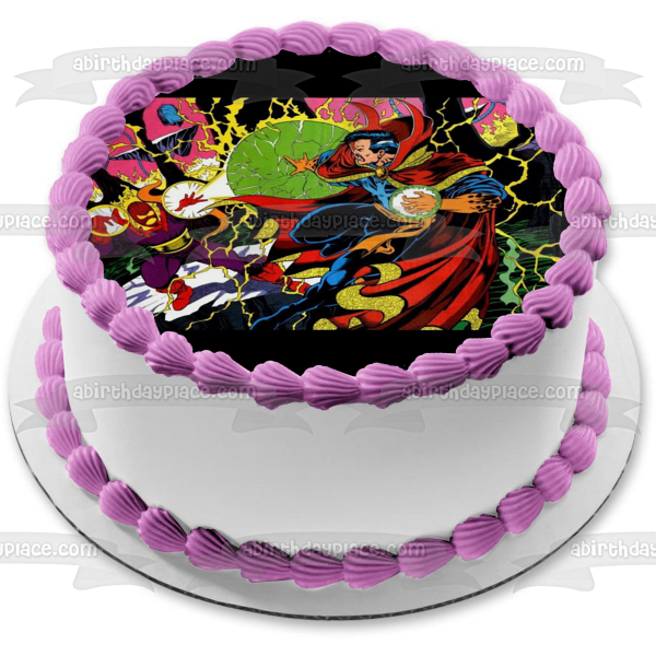 Dr. Strange Steven Strange Comic Edible Cake Topper Image ABPID27459
