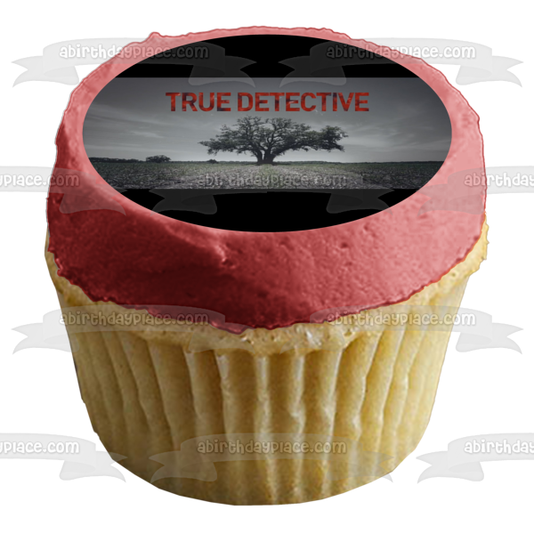 True Detective Field Tree Grey Sky Edible Cake Topper Image ABPID27176
