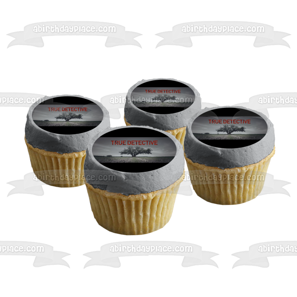 True Detective Field Tree Grey Sky Edible Cake Topper Image ABPID27176