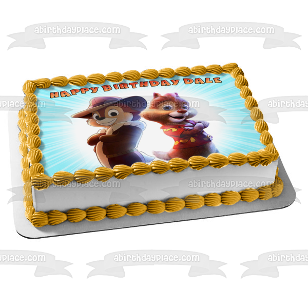 Chip N Dale Rescue Rangers Back In Action 2022 Movie Edible Cake Topper Image ABPID56292