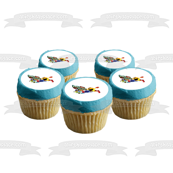 Pac-Man and the Ghostly Adventures Let's Pac Them Up Ghosts Edible Cake Topper Image ABPID27514