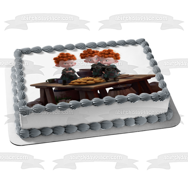 Disney Brave Harris Hubert Hamish Cookies Edible Cake Topper Image ABPID27211