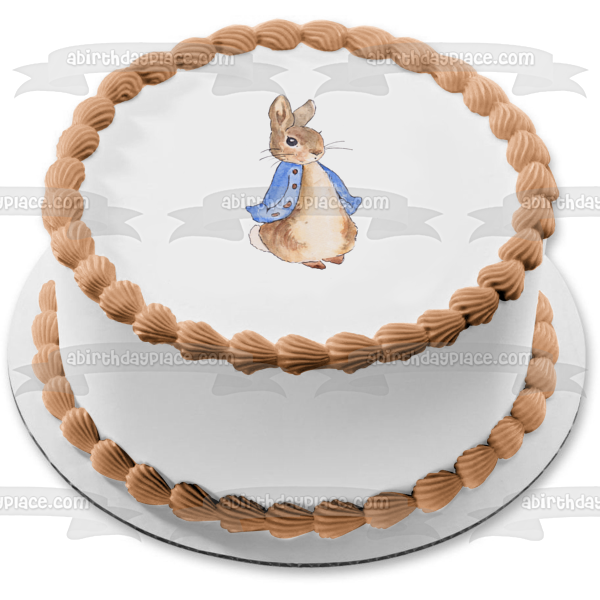 Peter Rabbit Edible Cake Topper Image ABPID27773