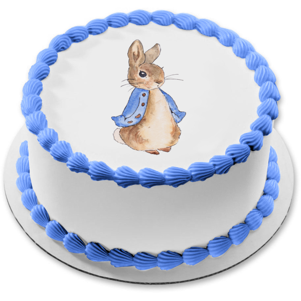 Peter Rabbit Edible Cake Topper Image ABPID27773