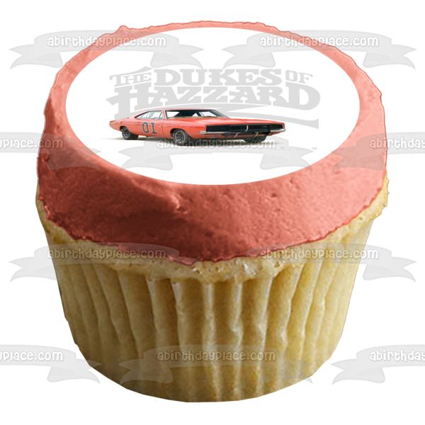 The Dukes of Hazzard Logo the General Edible Cake Topper Image ABPID49586