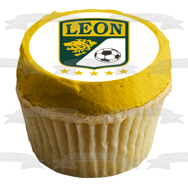 Club Leon Mexican Pro Football Club Logo Edible Cake Topper Image ABPID49807