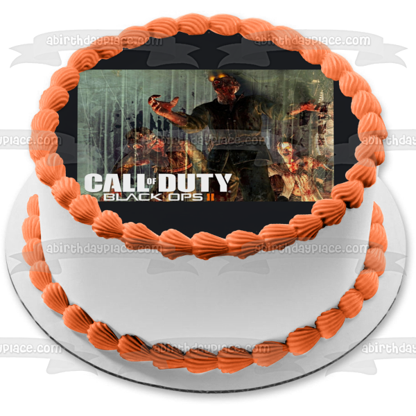 Call of Duty Black Ops 2 Zombies Edible Cake Topper Image ABPID49852
