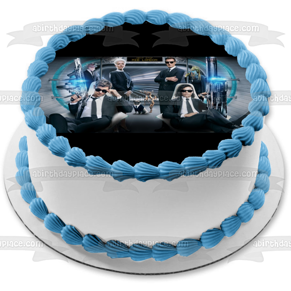 Men In Black International Agent O Agent H High T Edible Cake Topper Image ABPID49707