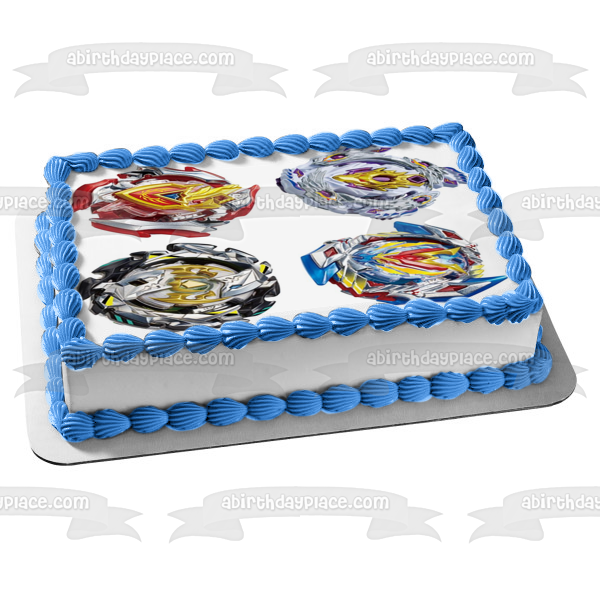Beyblade Burst Achilles Takaratomy Takara Tomy Edible Cake Topper Image ABPID50511