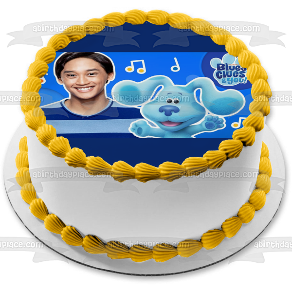 Nickolodeon New Blues Clues with Josh Edible Cake Topper Image ABPID50571