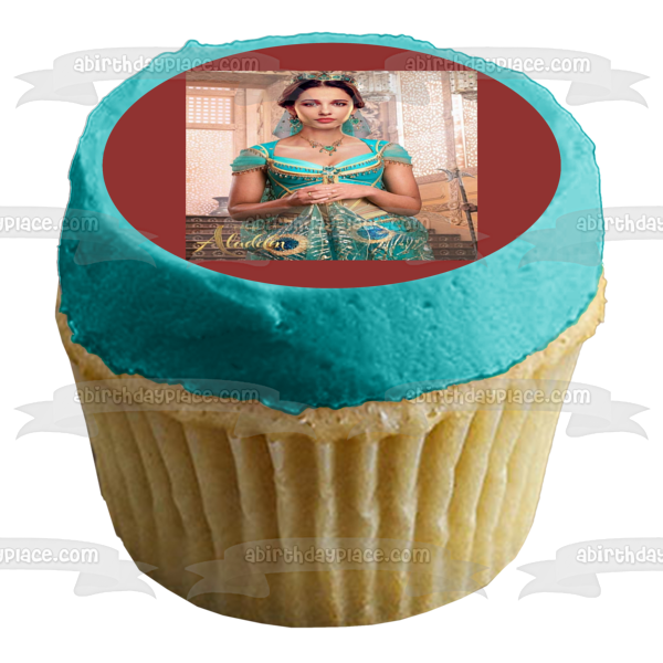 Princess Jasmine Aladdin Live Action Naomi Scott Edible Cake Topper Image ABPID50324