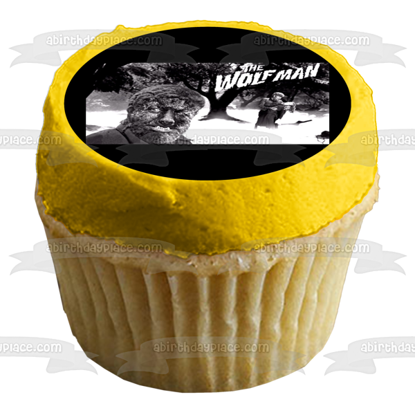 The Wolfman 1941 Black and White Lon Chaney Jr. Edible Cake Topper Image ABPID50343